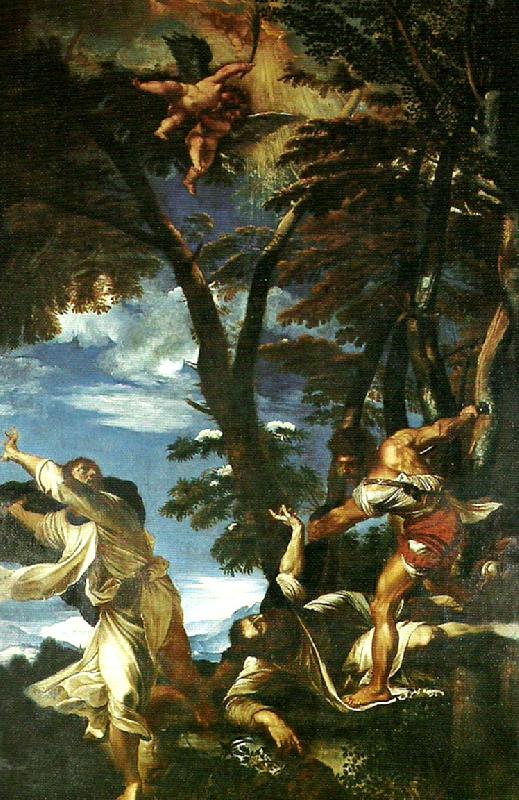 BERRUGUETE, Pedro the death of st peter martyr Germany oil painting art